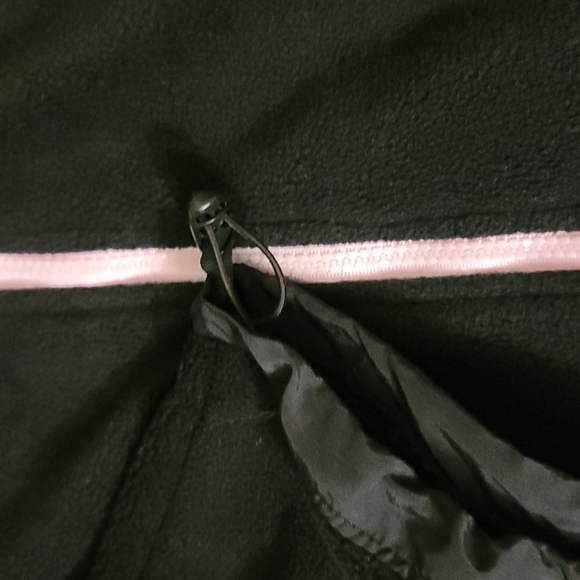Women's Black Mountain Fog Fleece Jacket With Hood Size Small - Picture 3 of 7